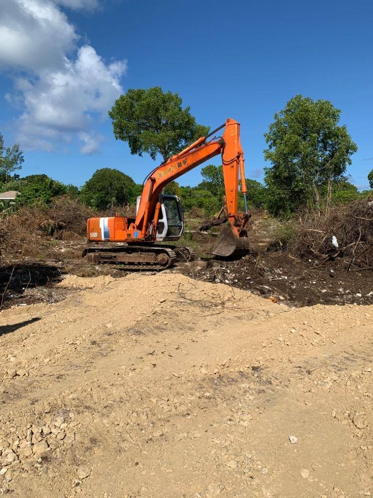 Nov 2020: Heavy Machinery prep for the roadways and buildings