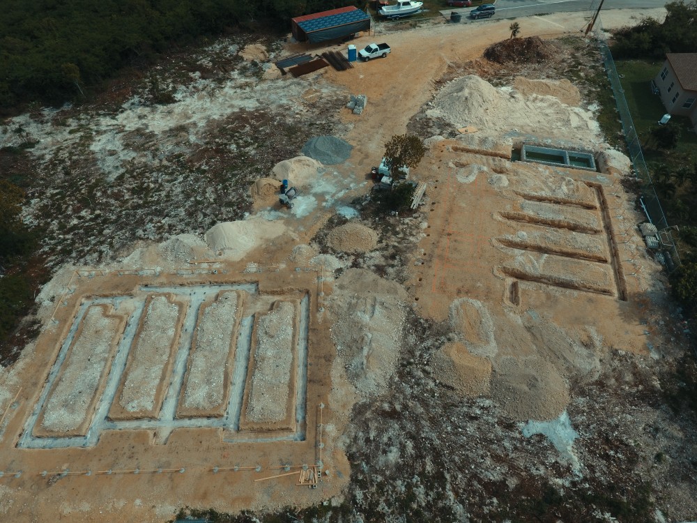 Dec 2020: Foundation Trench - View from Above